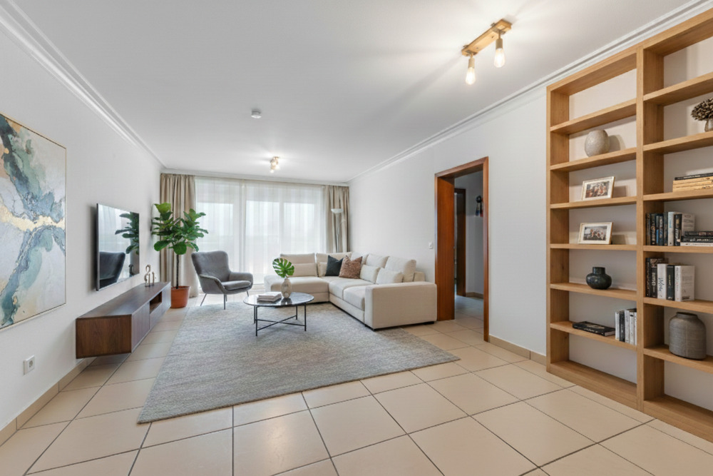 Thumbnail-Moderne 3-Zimmer-Terrassenwohnung mit Tiefgarage - Traumlage direkt am Rhein