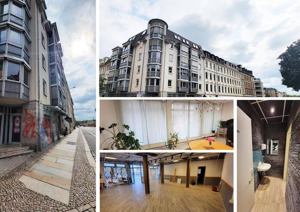 Thumbnail-Vielfältige GE aus 3 Teilflächen - Büro-Laden- & Gastrofl., gr. Schaufenster, Lift, Keller