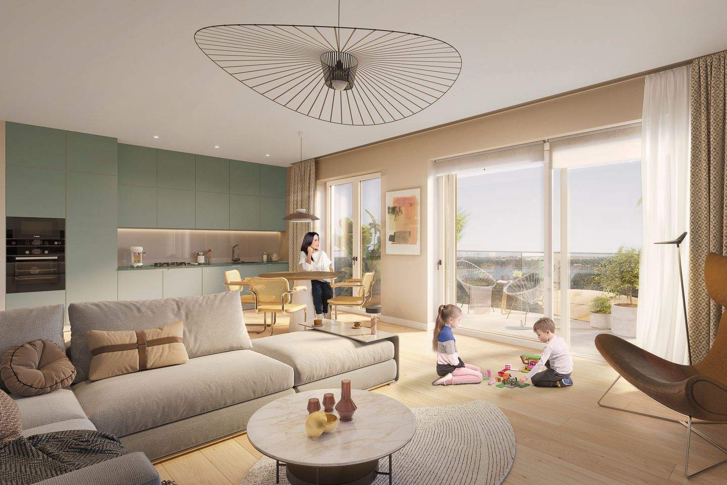 Thumbnail-Am See! Lichtdurchflutet und komfortabel - Dreiraumwohnung