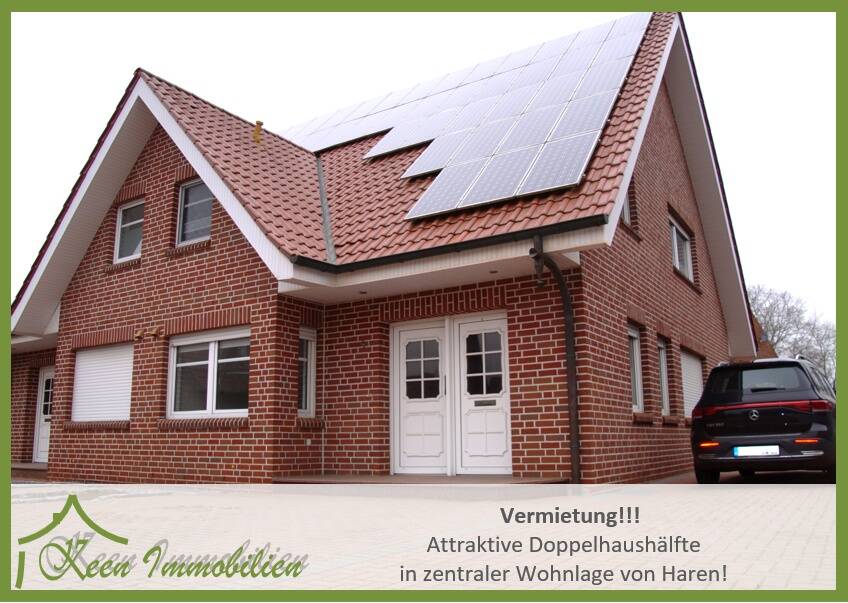 Thumbnail-Attraktive Doppelhaushälfte in zentraler Wohnlage von Haren!