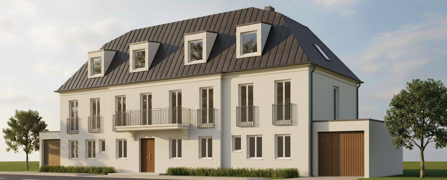 Thumbnail-Grundstück mit Baugenehmigung - 640 m² Wohnfläche in idyllischer Vorstadt-Lage möglich