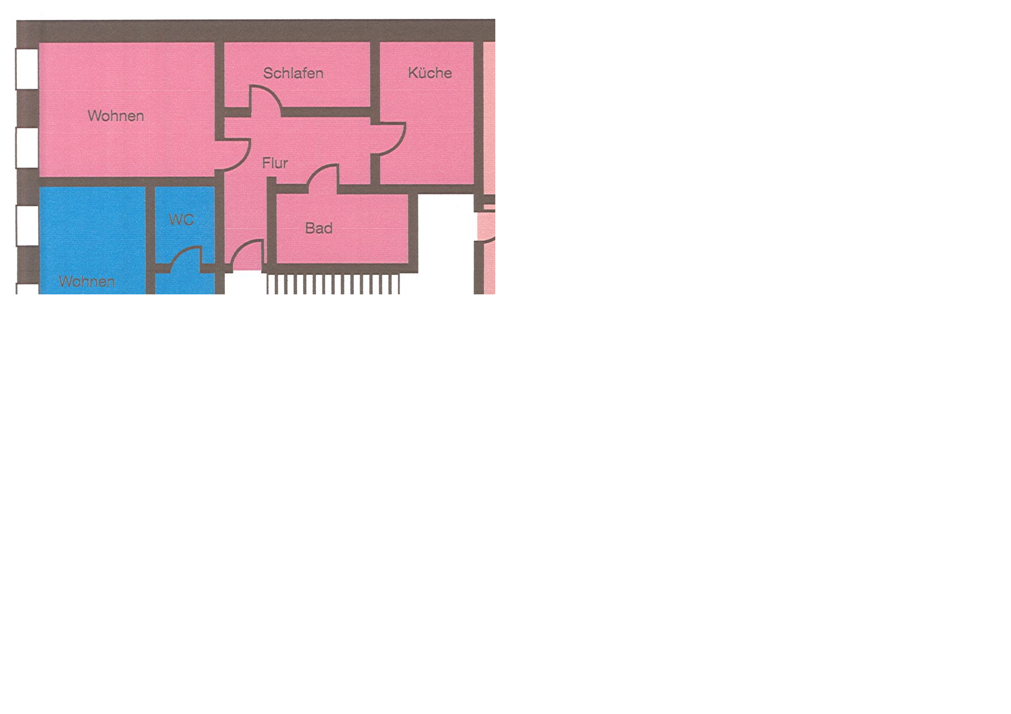 Thumbnail-Neue Straße 3 - Zweiraumwohnung mit Wohnküche