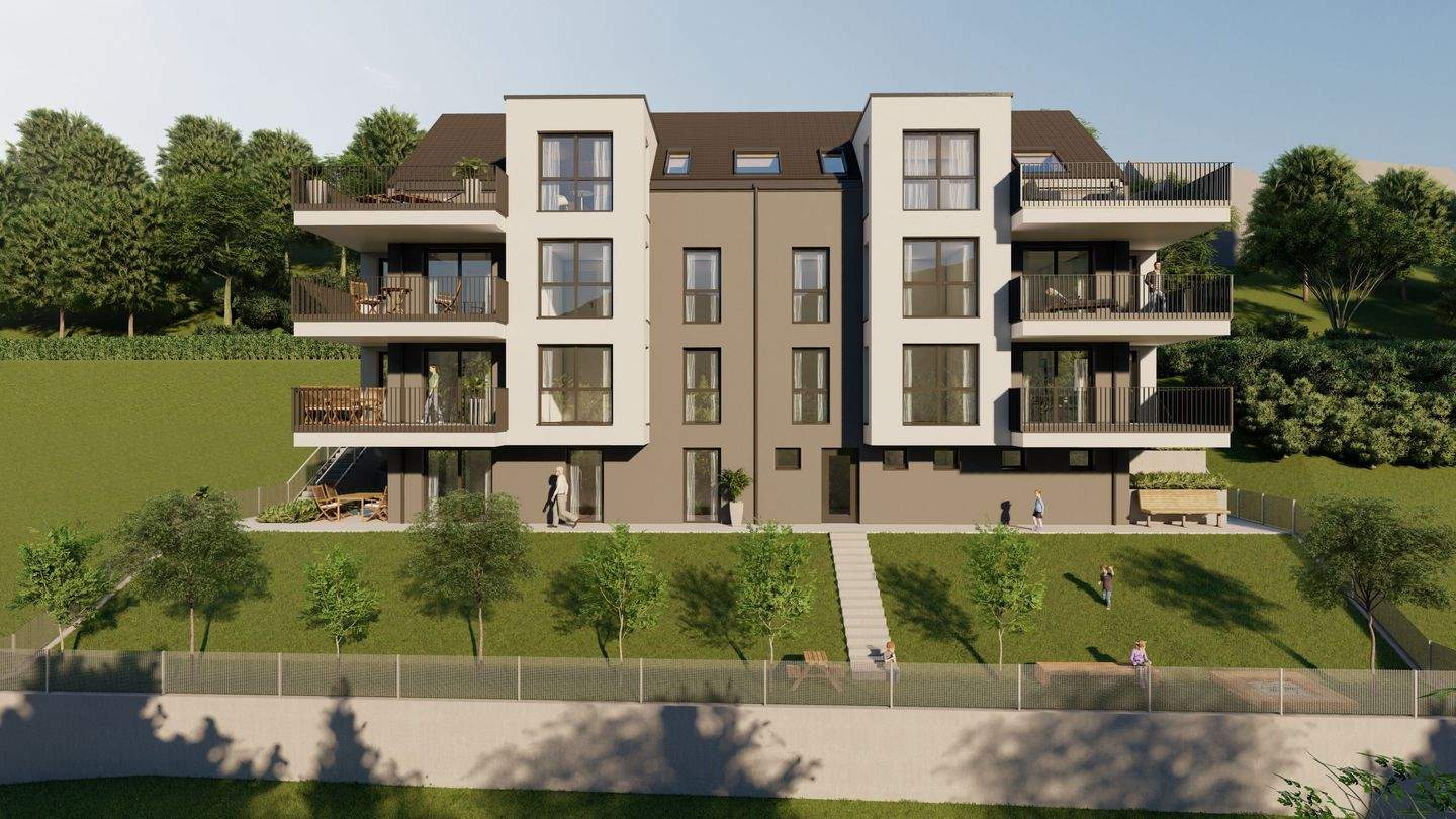 Thumbnail-Baugrundstück mit Projektiertem Neubau und Fernblick