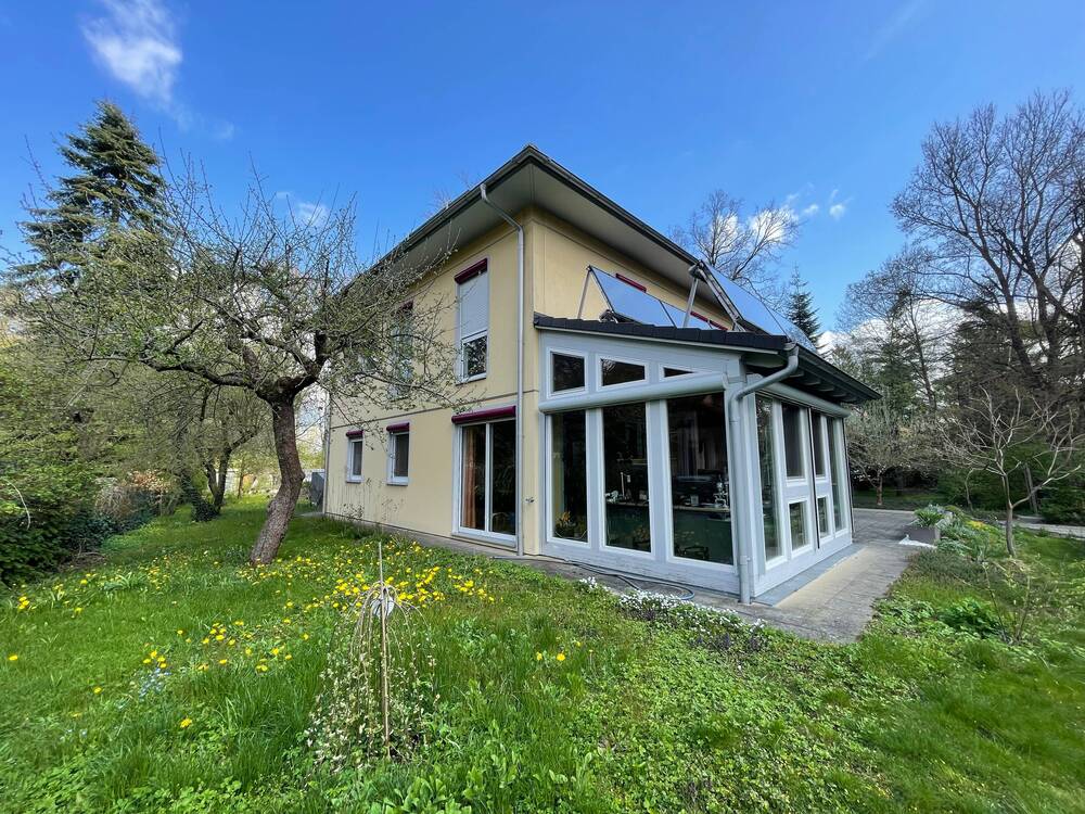 Thumbnail-Nachhaltiges, naturverbundenes und modernes Wohnen am Rand der Dresdner Heide vereint!! Marken-Energieeffizienz-Einfamilienhaus auf großzügigem Anwese