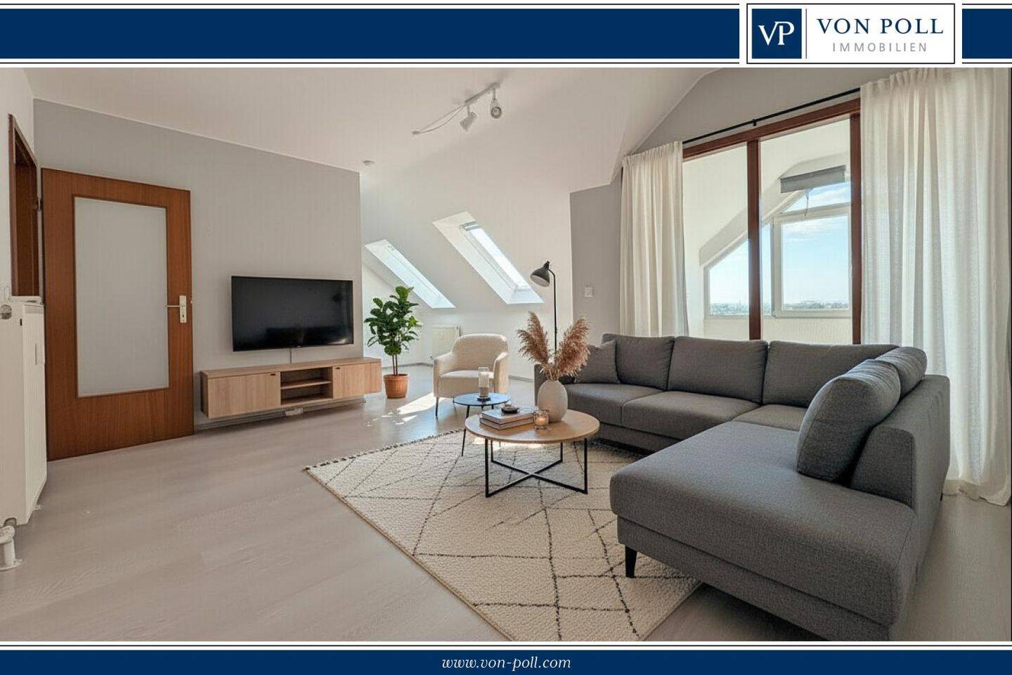 Thumbnail-Schöne Dachgeschosswohnung mit sonnigem Wintergarten & Duplex-Stellplatz