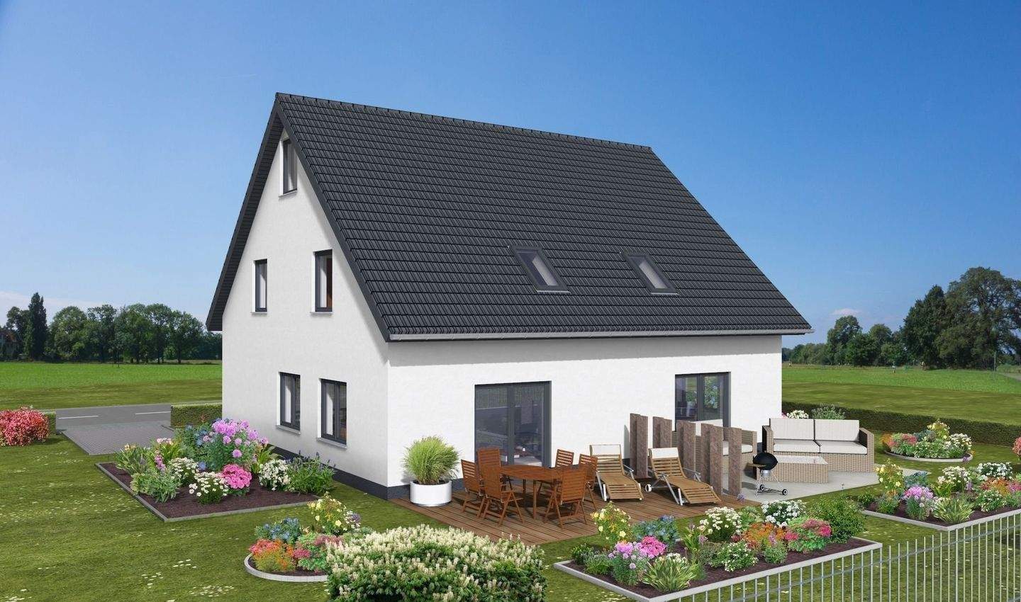 Thumbnail-+++NEUBAU+++ Moderne Doppelhaushälfte inklusive Grundstück in Stralsund zu verkaufen