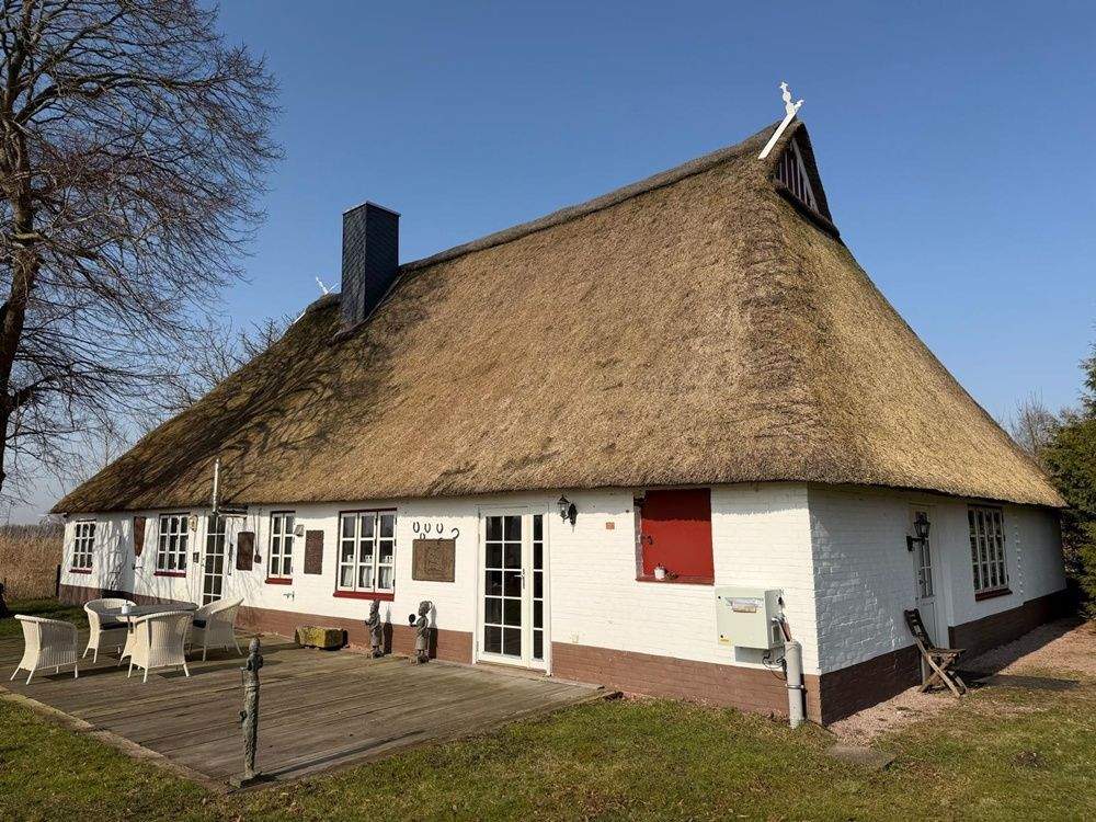 Thumbnail-Weitblick garantiert! Reetdachanwesen mit 2 Wohneinheiten in herrlicher Alleinlage Nähe Wilster