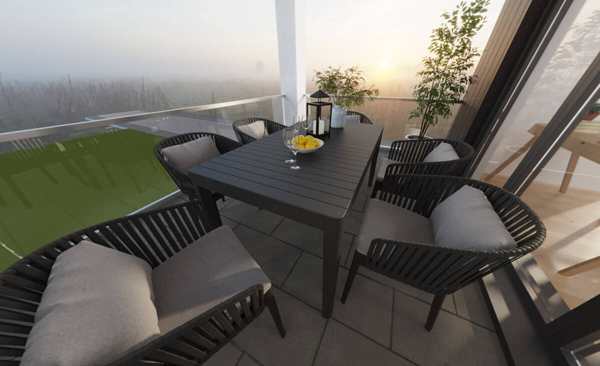 Thumbnail-Licht. Raum. Lebensqualität - 4-Zimmer-Wohnung mit großzügiger Loggia