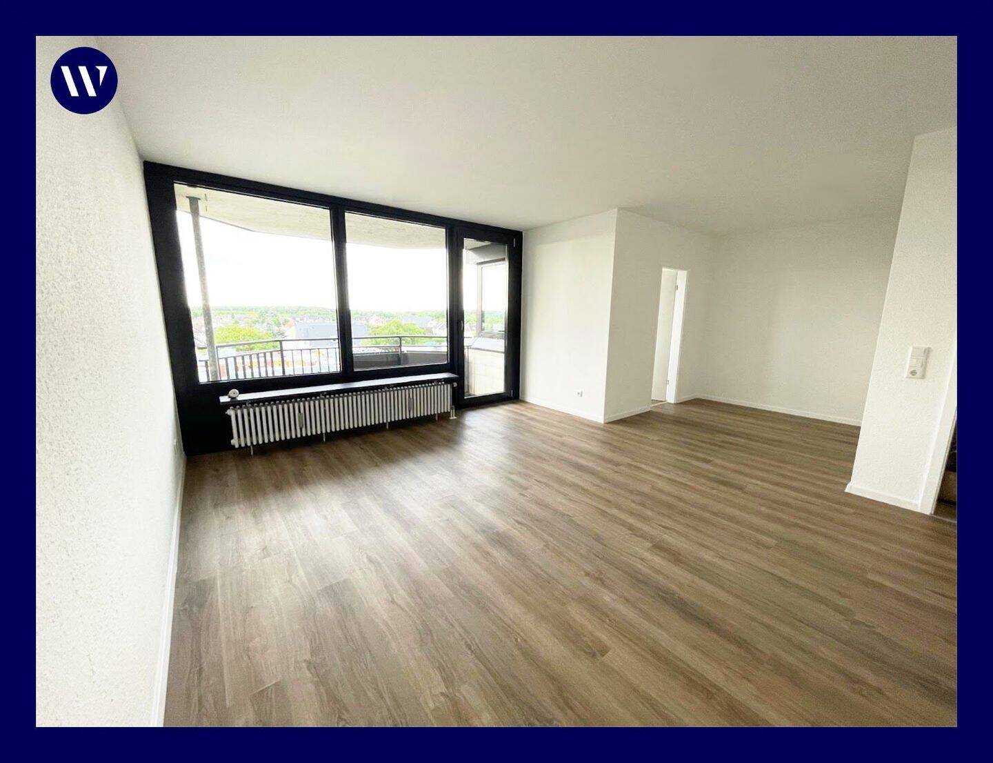 Thumbnail-Renovierte 3-Zimmer-Wohnung: moderne Ausstattung, Balkon, neues Wannenbad, separate Küche, sep. WC