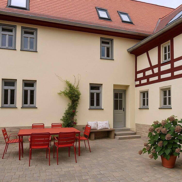 Eingang zum Haus