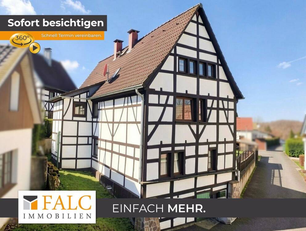 Thumbnail-Charmantes Zweifamilienhaus mit historischem Fachwerkflair