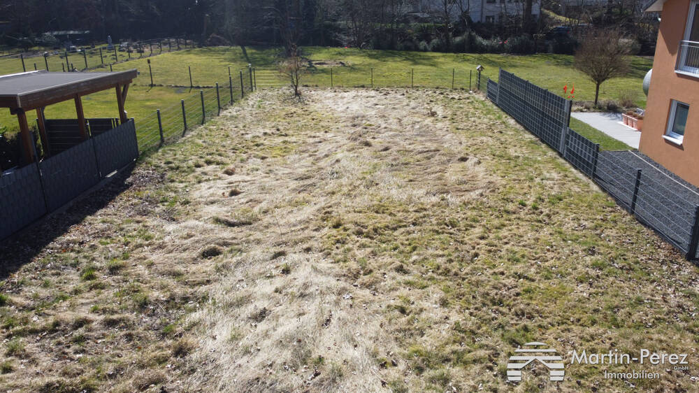 Blick aufs Grundstück