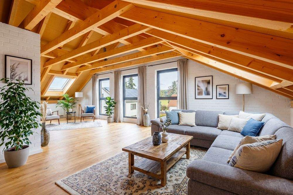 Thumbnail-RosenHomes- Neubau moderne Doppelhaushälfte mit Südterrasse, 2 Stellplätzen, KfW 55 - Haus 1