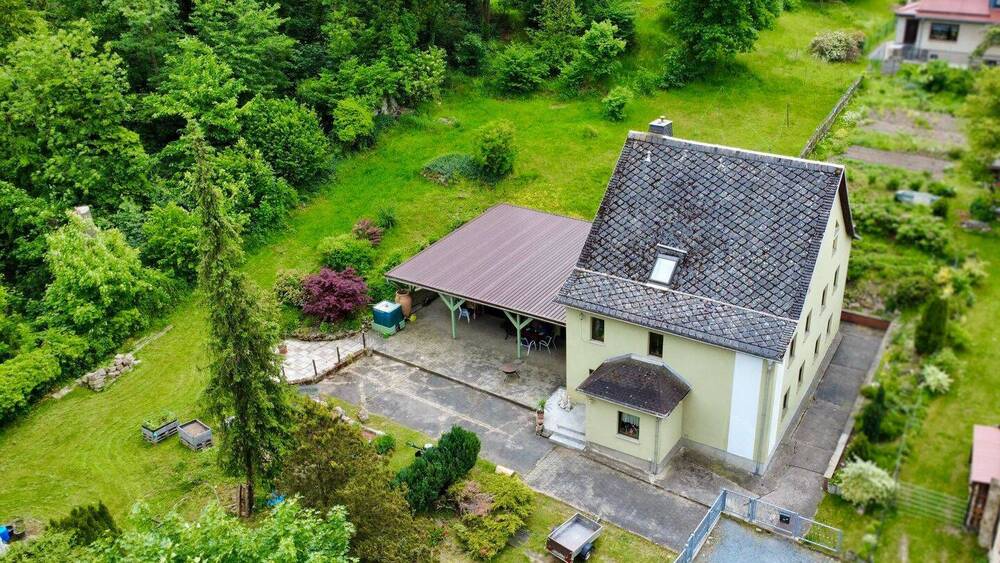 Hausansicht von oben