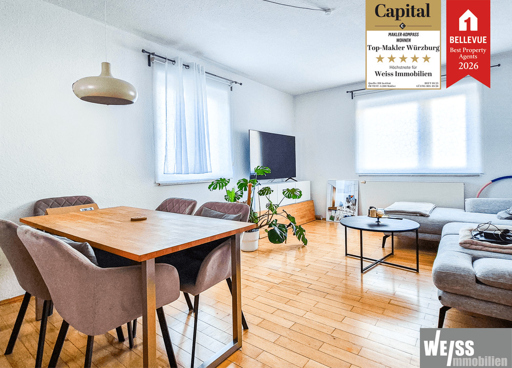 Thumbnail-Zentral gelegene 3-Zimmer Wohnung mit Balkon