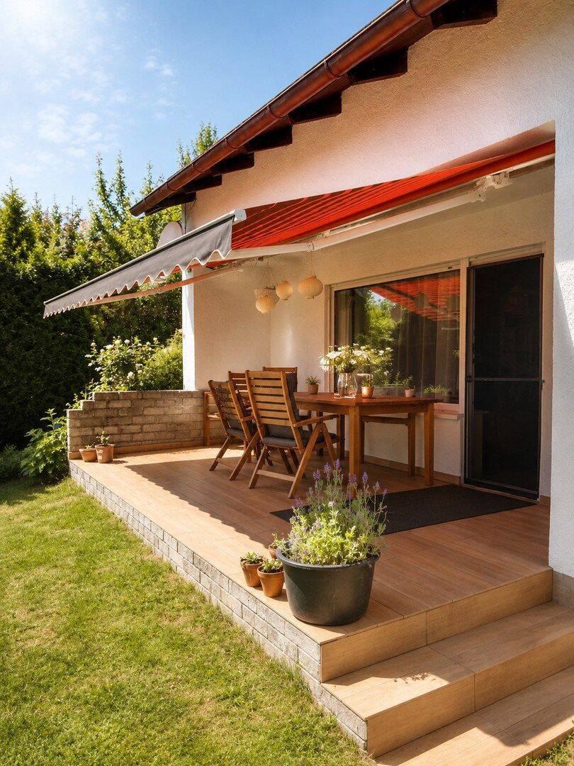 Thumbnail-Freistehendes Haus mit Traumgarten, Balkon, Terrasse und Garage In Traunreut