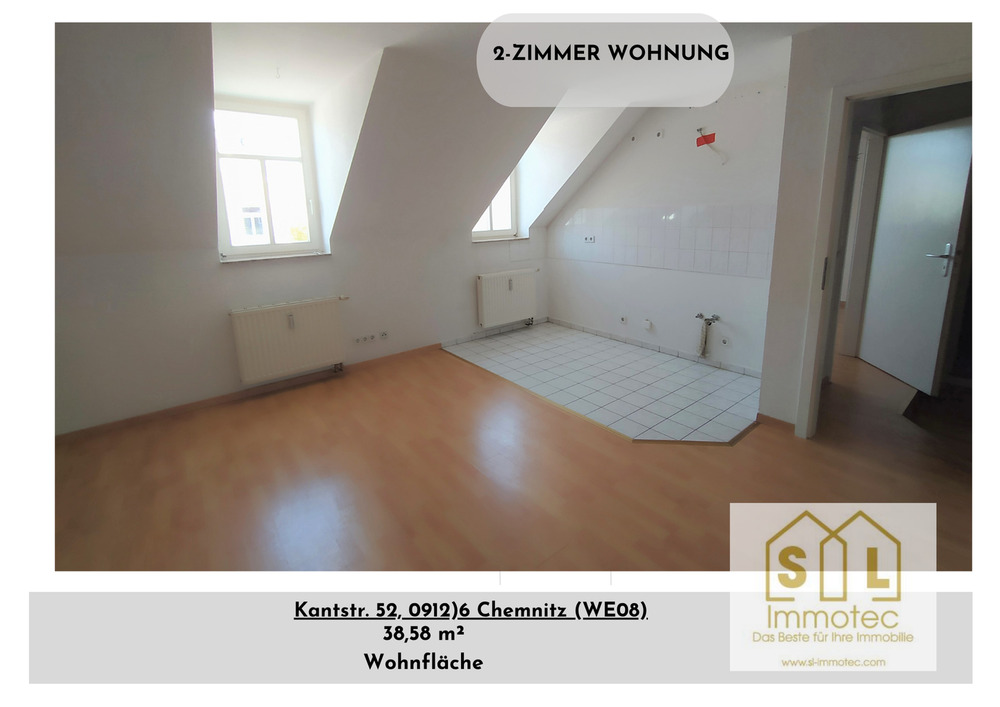 Thumbnail-+++ gemütliche 2 Zi. DG-Whg. mit Laminatboden +++