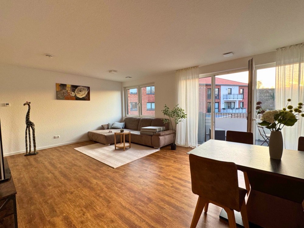 Thumbnail-Großzügige 2-Zimmer-Neubauwohnung im Erdgeschoss mit Terrasse und eindrucksvollem Raumgefühl auf ca. 84,97 m².