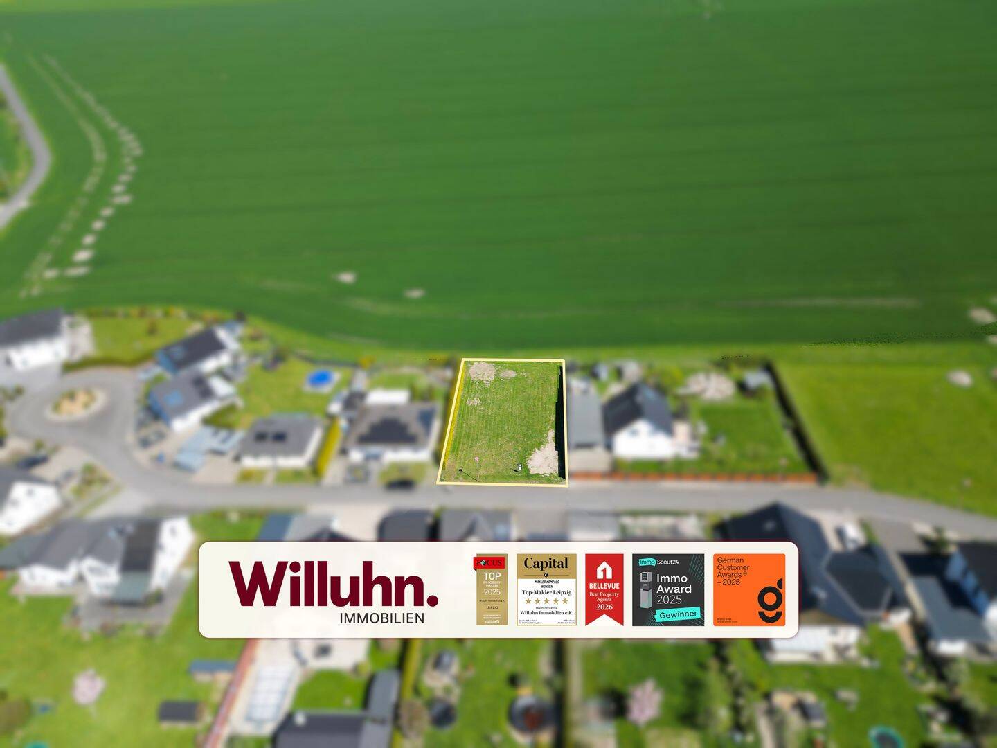 Thumbnail-Bauträgerfreies Grundstück | Feldlage und Weitblick| ca. 680 QM | Neubausiedlung