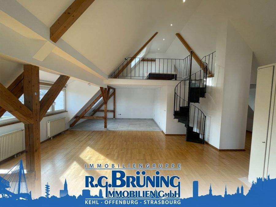 Thumbnail-Große 1-Zimmerwhg Wohnung mit Galerie in Kehl-Zentrum