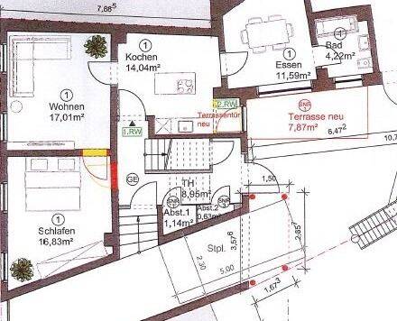 Thumbnail-3-Zimmer-Wohnung mit Terrasse in Bad Schwalbach