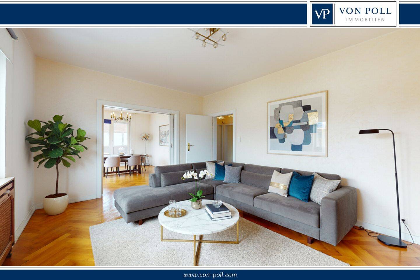 Thumbnail-Helle Vierzimmerwohnung mit zwei Balkonen und eigener Garage - Ruhe und Stadtnähe perfekt vereint