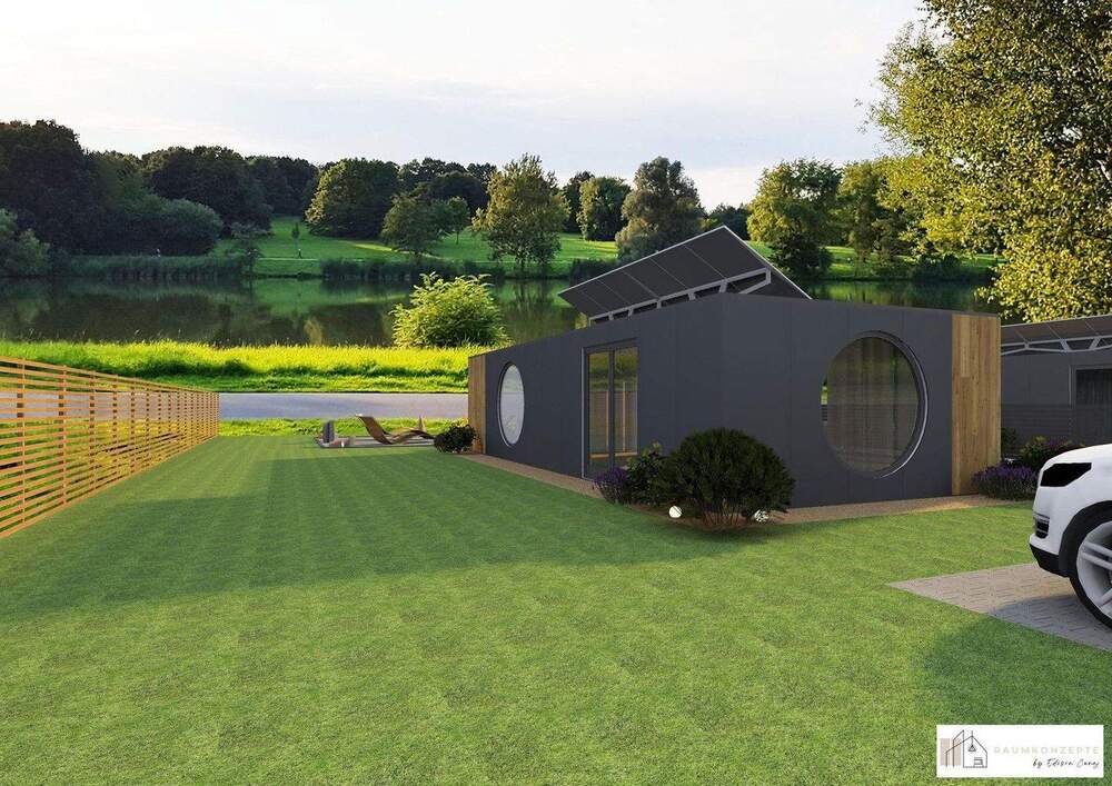 Thumbnail-Vorankündigung - Designhaus inkl. Grundstück am See