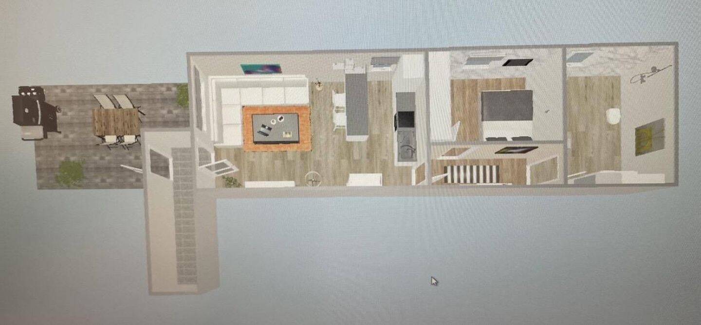 Thumbnail-Charmante 2-Zimmer-Wohnung mit großer Dachterrasse und Stellplatz in Achim Uphusen