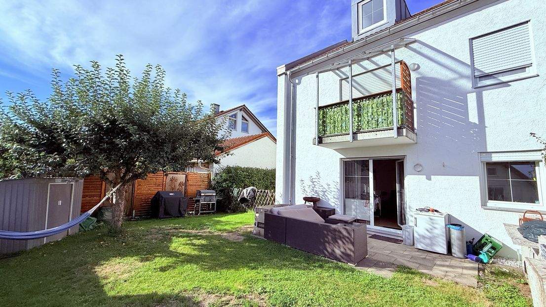 Terrasse und Garten