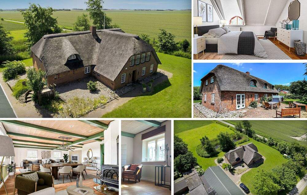 Thumbnail-Exklusiver Reetdachtraum | 275qm2 – 7 Zimmer | SYLT vor der Tür | Sauna, EBK., Whirpool uvm. | Traumlage …