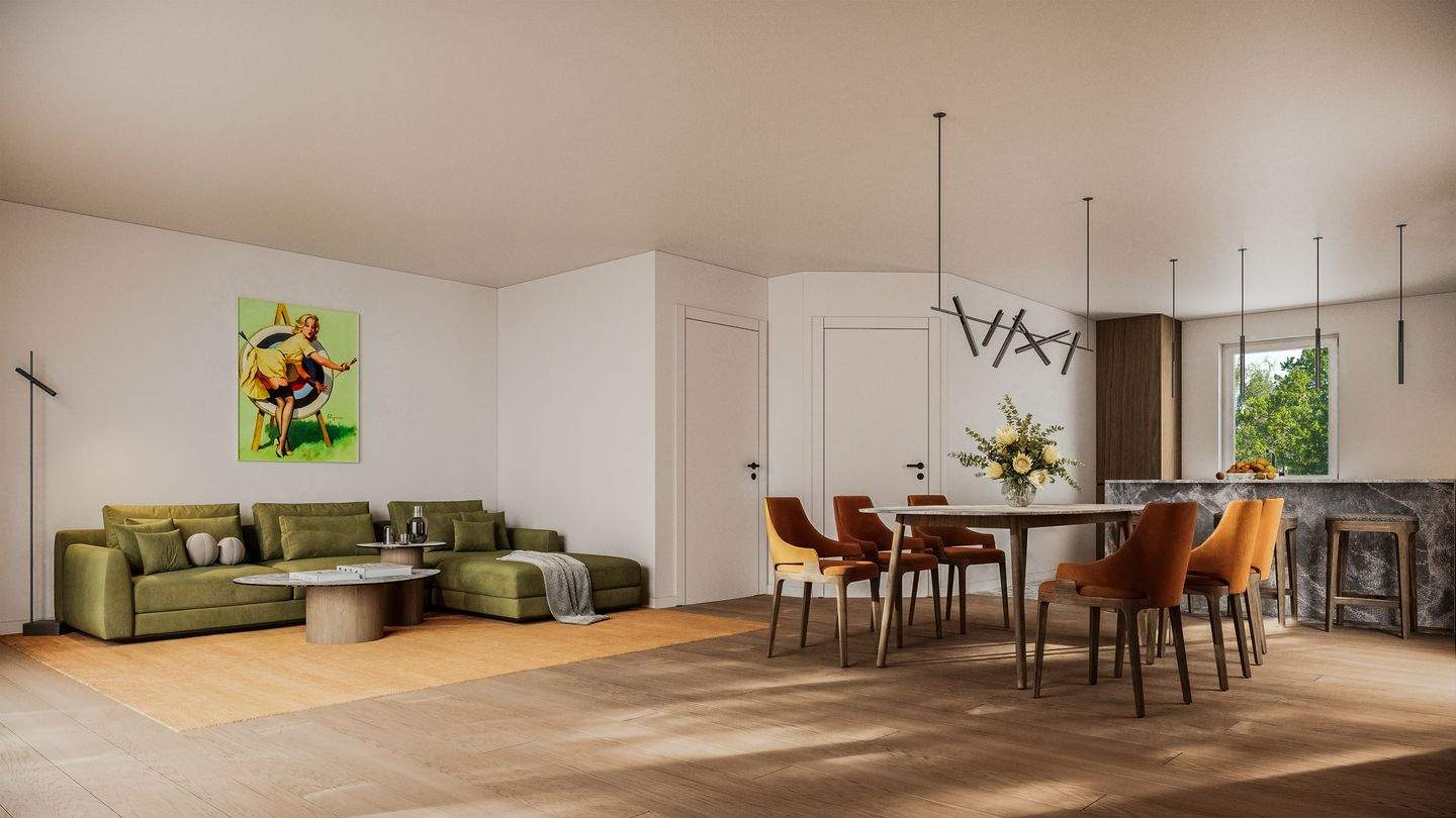 Wohn/Esszimmer/Küche