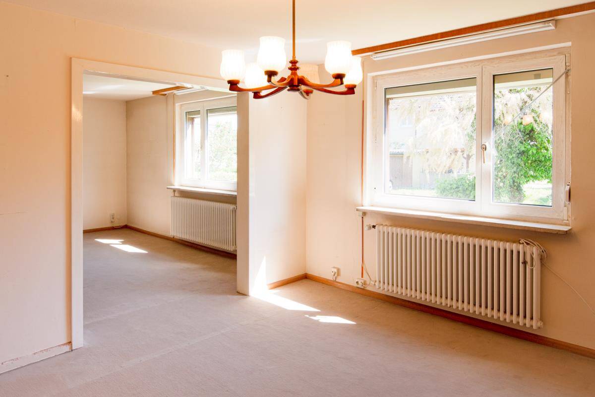 Das Wohn- und Esszimmer