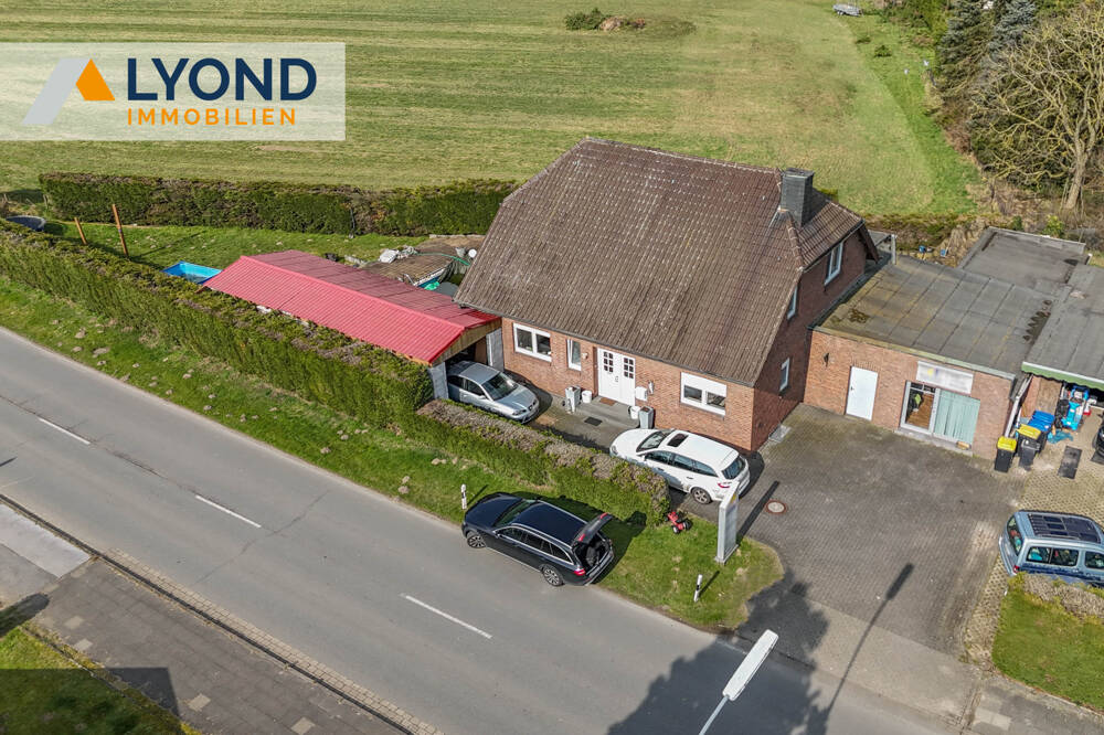 Thumbnail-Attraktives Einfamilienhaus mit Gewerbefläche und unverbautem Blick im idyllischen Xanten-Vynen