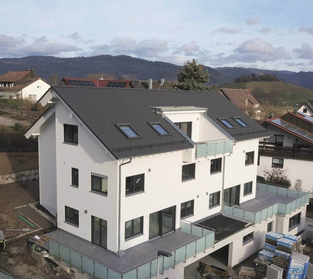 Thumbnail-Dachgeschosswohnung mit Ausblick: 4-Zi. Whg. mit Dachterrasse in Oberkirch-Bottenau Neubau. Genießen sie Wohnen in Ru...