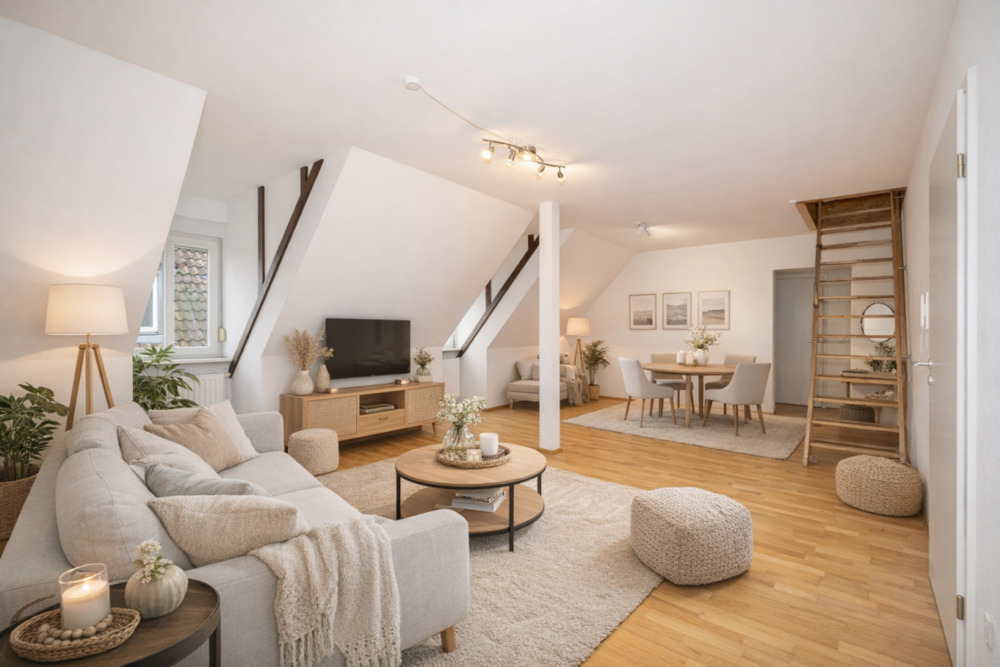 Thumbnail-Stilvolle 4-Zimmer-Wohnung mit Dachterrasse im Herzen von Zürch