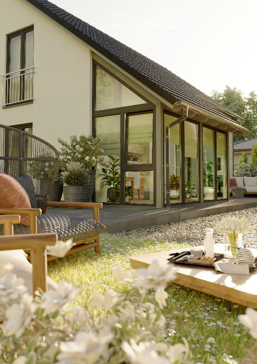 Thumbnail-INKLUSIVE Wintergarten & Carport: Energiesparend, bezahlbar & gemütlich. Massivhaus in Moringen