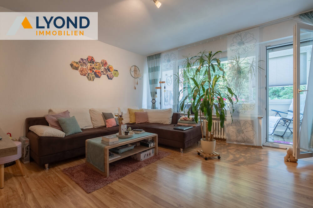 Thumbnail-Ruhig gelegene 2-Zimmer-Wohnung in Dortmund Schüren, mit Garage und Balkon!