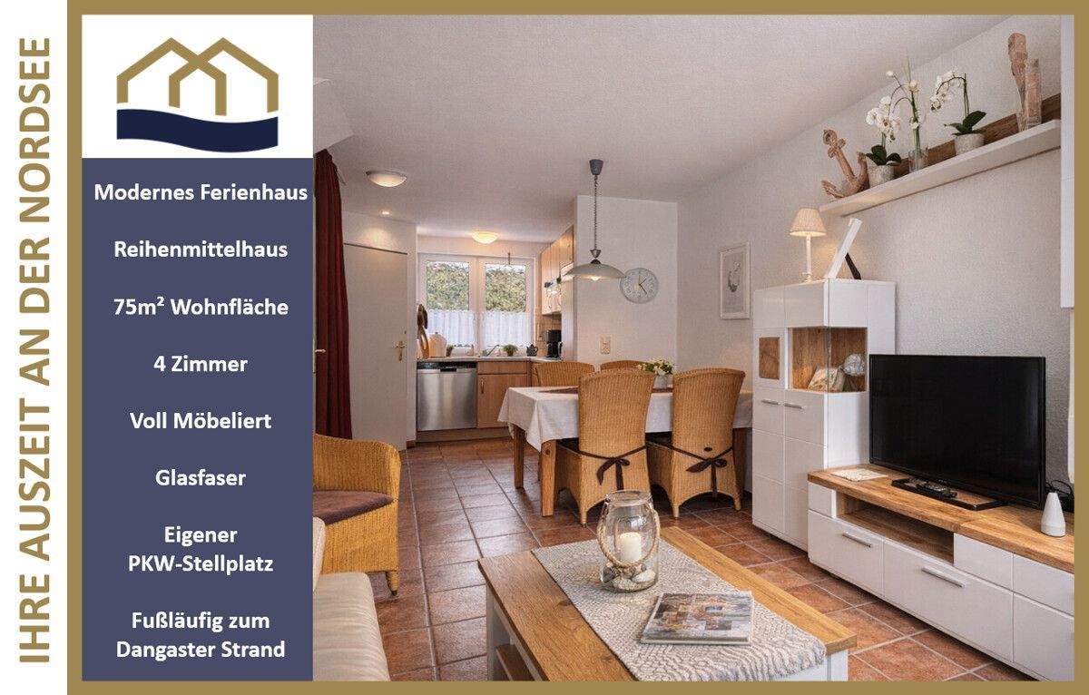 Thumbnail-Modernes Ferienhaus in ruhiger Lage von Dangast: Fußläufig zum Nordseestrand