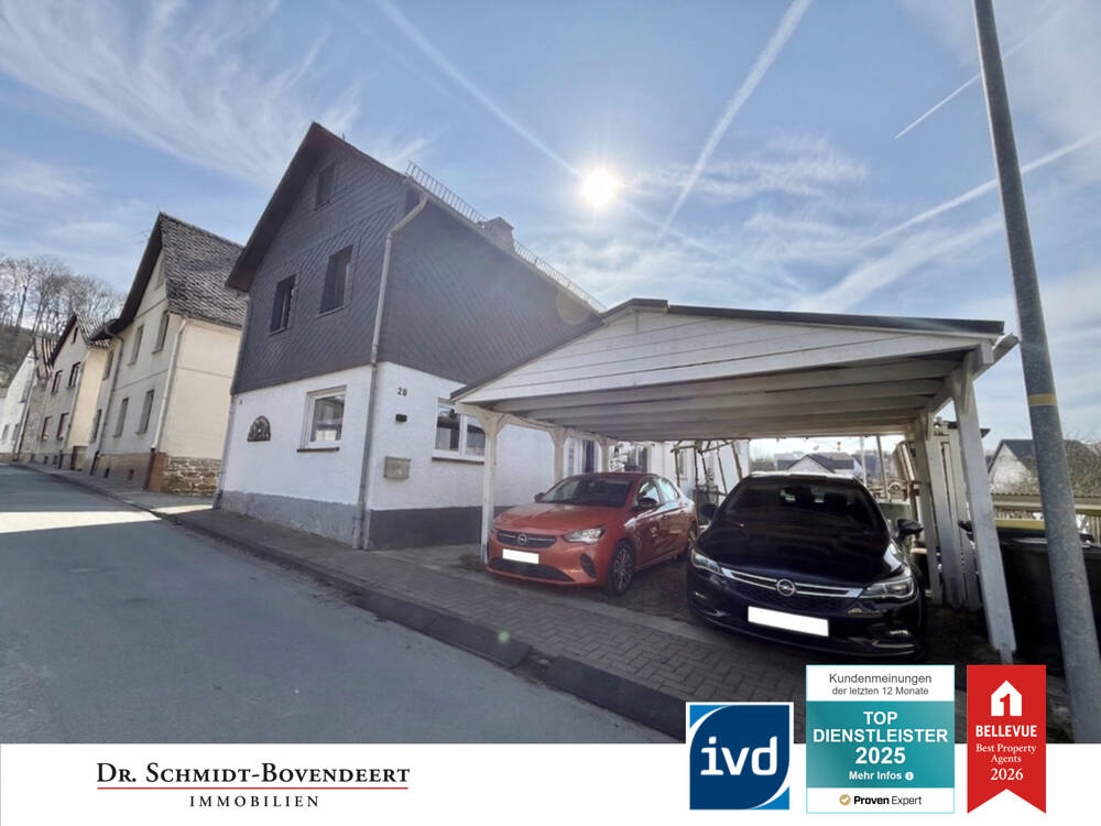Thumbnail-Für die kleine Familie: Gemütliches und charmantes Fachwerkhaus mit Doppelcarport in 35619 Braunfels