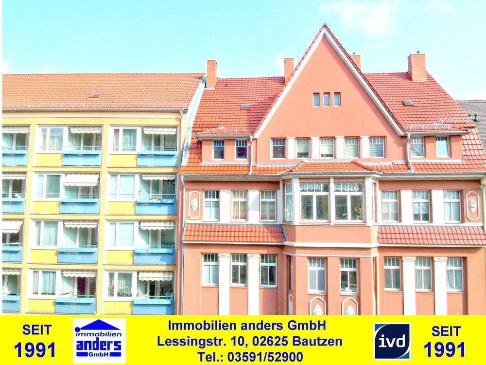 Thumbnail-Moderne 3-Raum-Wohnung mit Balkon in Bautzen