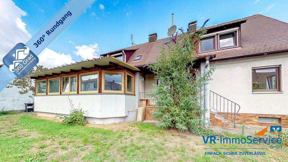 Thumbnail-Alle unter einem Dach. Geräumiges Zweifamilienhaus in Erlangen-Frauenaurach.