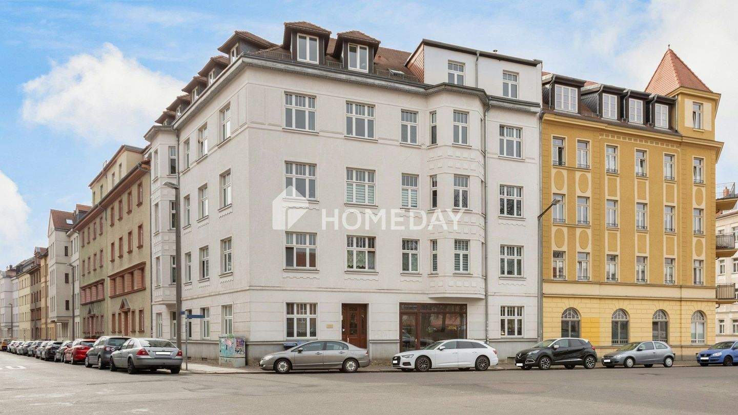 Thumbnail-Vielseitige Erdgeschossimmobilie mit Balkon und zwei Zugängen in gefragter Lage von Leipzig