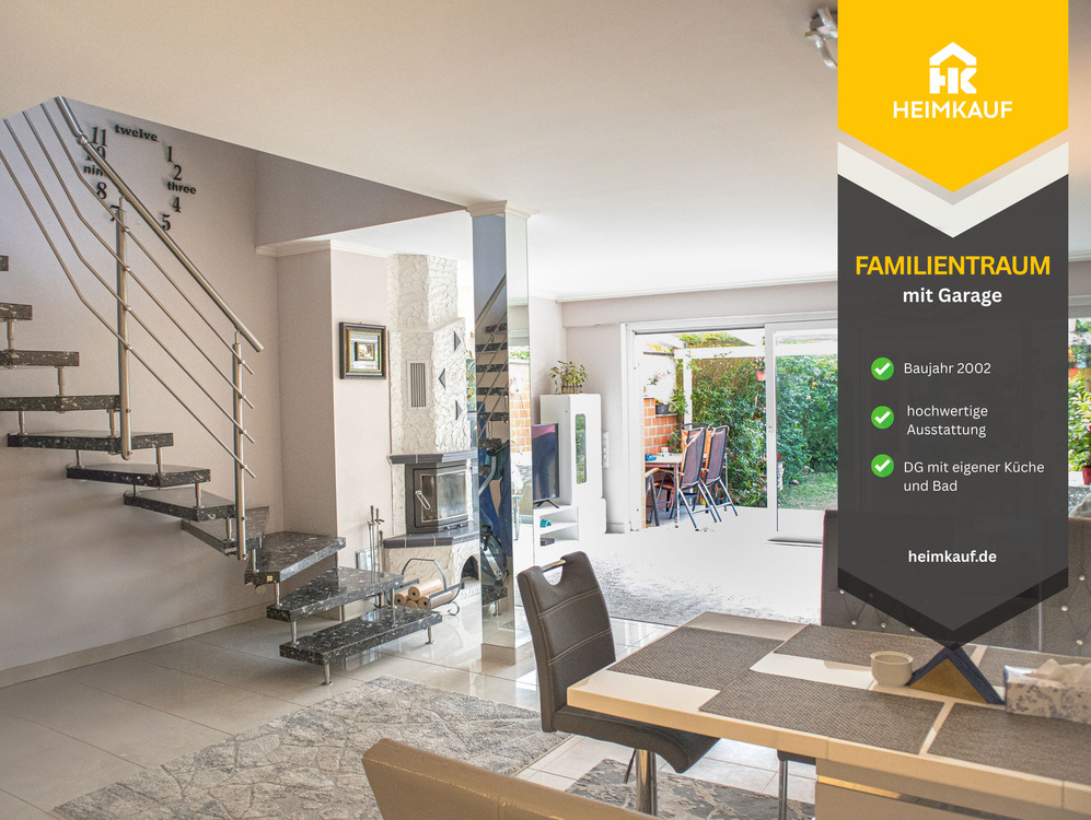 Thumbnail-Modernes Reihenendhaus mit Einliegerwohnung, eigenem Garten und Garage