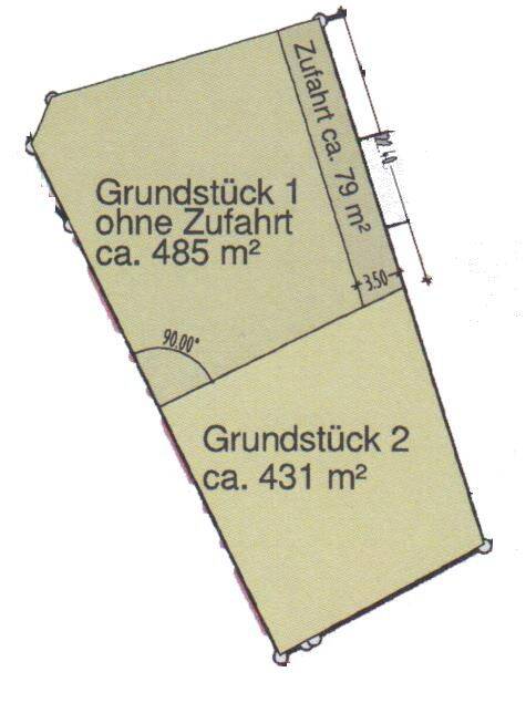 Thumbnail-Baugrundstück (Grundstück 1) für Einfamilien- oder Doppelhaus 950 m zum Hauptbahnhof IN
