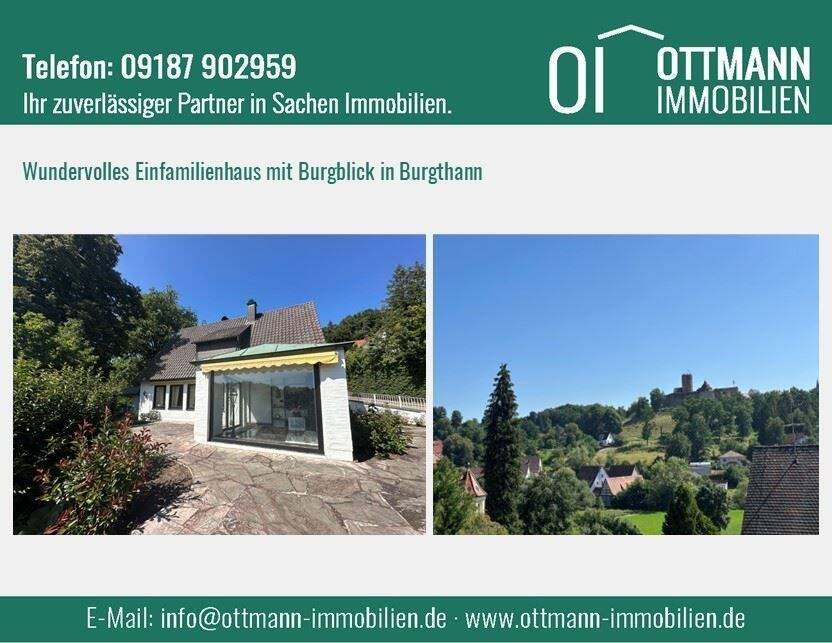 Thumbnail-Wundervolles Einfamilienhaus mit Burgblick und stilvollem Pavillon