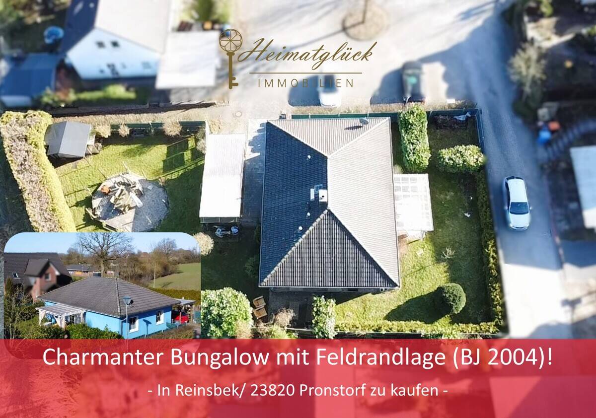 Thumbnail-Charmanter Bungalow mit Feldrandlage (BJ 2004) - in 23820 ReinsbekPronstorf zu kaufen -