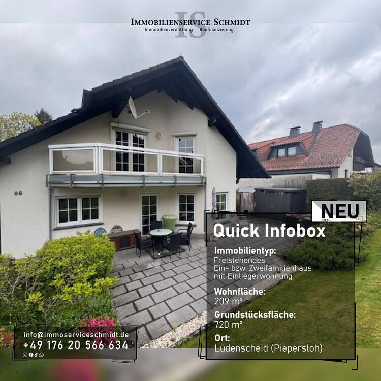 Thumbnail-Freistehendes Einfamilienhaus Zweifamilienhaus mit Einliegerwohnung auf einem großzügigen Grundstück in begehrter und kinderfreundlicher Lage der Sta
