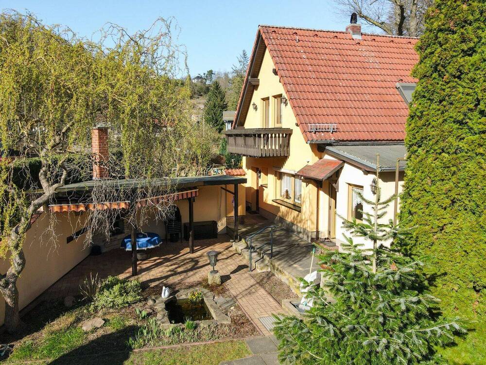 Thumbnail-+++ Einfamilienhaus mit Sauna und traumhaftem Garten inkl. Außenkamin im Lößnitzgrund +++