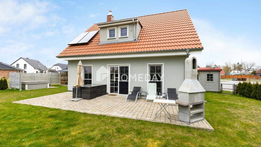 Thumbnail-Neuwertiges Ferienimmobilie auf Rügen mit Südterrasse, Sauna, Whirlpool und Ostseenähe