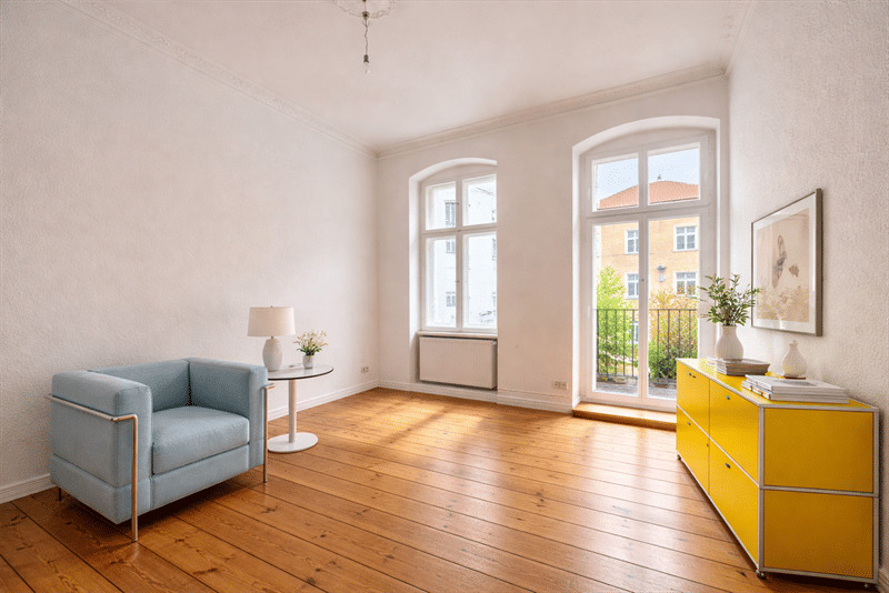 Thumbnail-Ruhige Altbauwohnung mit Neubaubalkon im Güntzelkiez